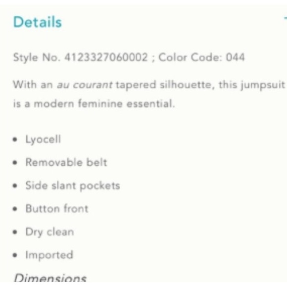 Anthropologie Brielle Blue Slate & Back Plaid Belted Jumpsuit Size Small - Picture 13 of 13